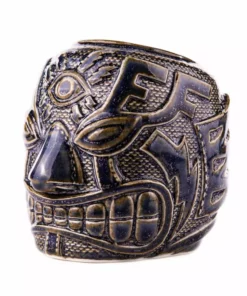 Mike Bonanno Tikis El Ojo Fantastico Tiki Mug - Fuego Azul