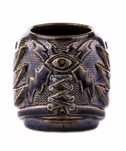 Mike Bonanno Tikis El Ojo Fantastico Tiki Mug - Fuego Azul