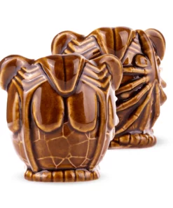 Mondo Alien Egg Tiki Shooters Set (Brown Variant) - 2 Pack Tikis