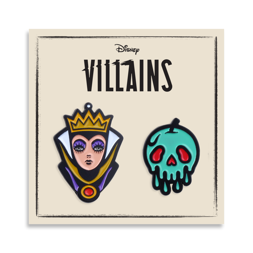 Dave Quiggle Snow White – Evil Queen 2-Pin Set Enamel Pins 1 Dave Quiggle Snow White – Evil Queen 2-Pin Set Enamel Pins
