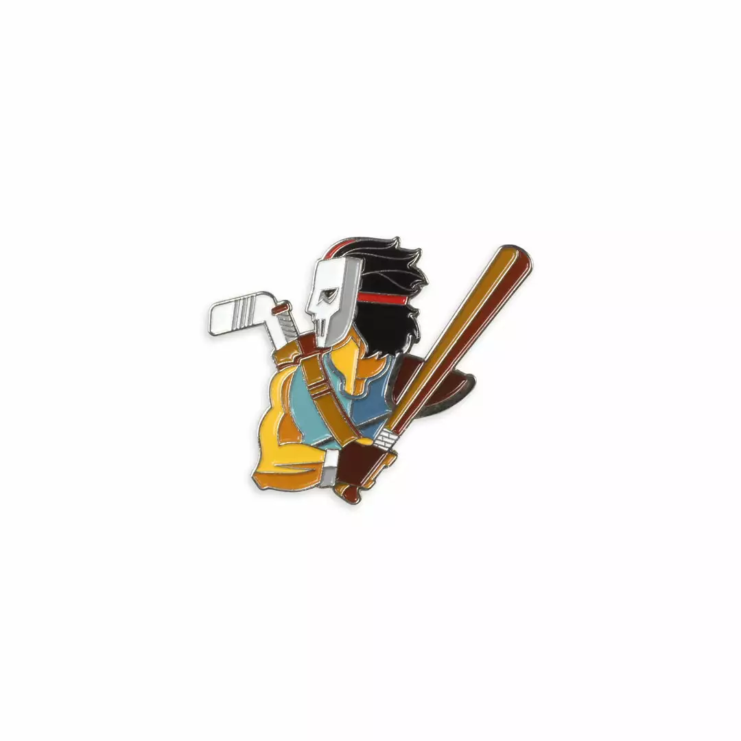 Tom Whalen Enamel Pins TMNT – Casey Jones Enamel Pin 2 Tom Whalen Enamel Pins TMNT – Casey Jones Enamel Pin