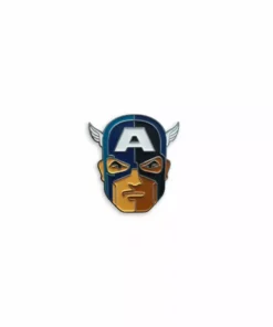 Tom Whalen Captain America Enamel Pin Enamel Pins