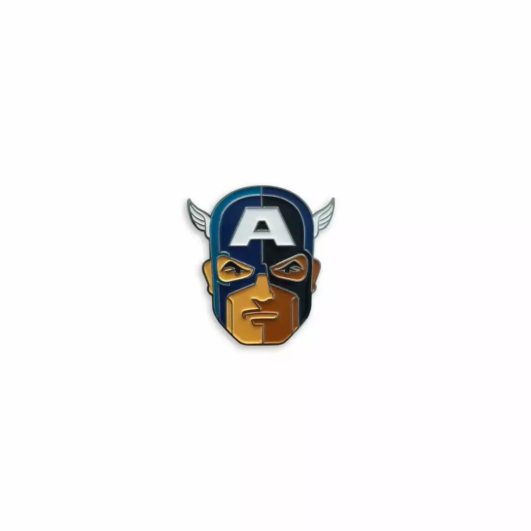 Tom Whalen Captain America Enamel Pin Enamel Pins 2 Tom Whalen Captain America Enamel Pin Enamel Pins