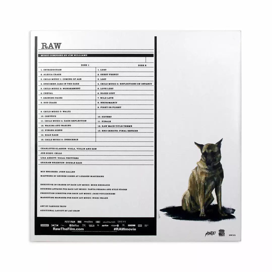 Jim Williams Raw – Original Motion Picture Score 2XLP 4 Jim Williams Raw – Original Motion Picture Score 2XLP