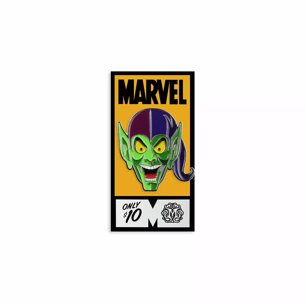 Tom Whalen Spider-Man – Green Goblin Enamel Pin 1 Tom Whalen Spider-Man – Green Goblin Enamel Pin