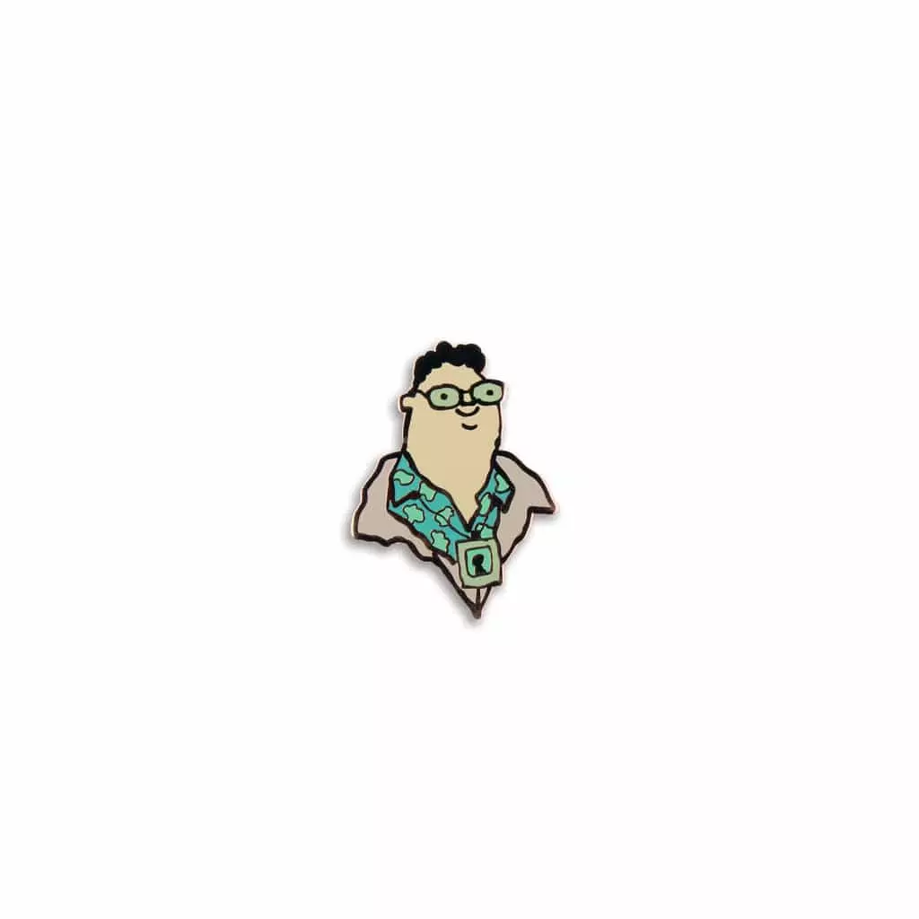 Scott C. Enamel Pins Jurassic Park – Nedry Enamel Pin 2 Scott C. Enamel Pins Jurassic Park – Nedry Enamel Pin