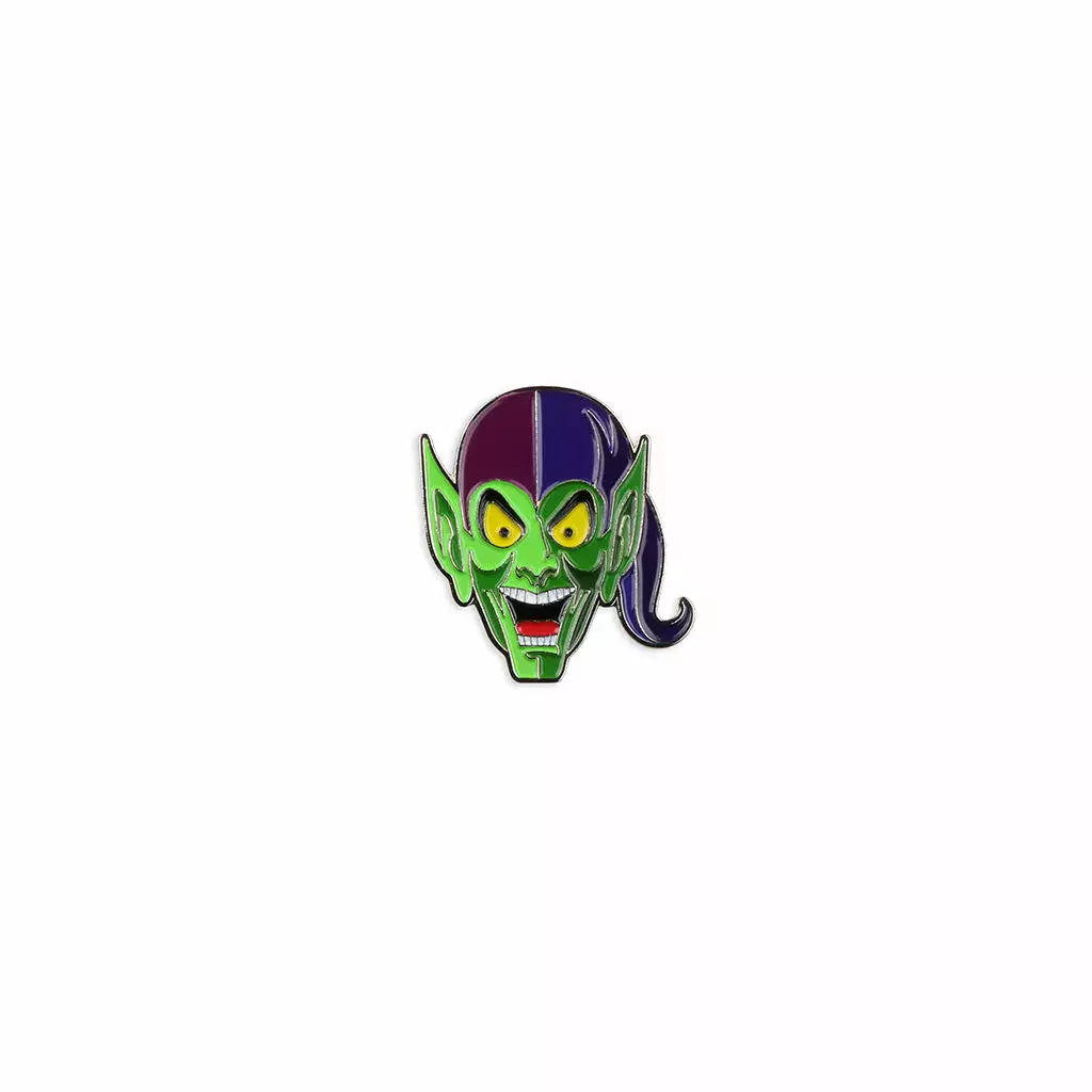 Tom Whalen Spider-Man – Green Goblin Enamel Pin 2 Tom Whalen Spider-Man – Green Goblin Enamel Pin