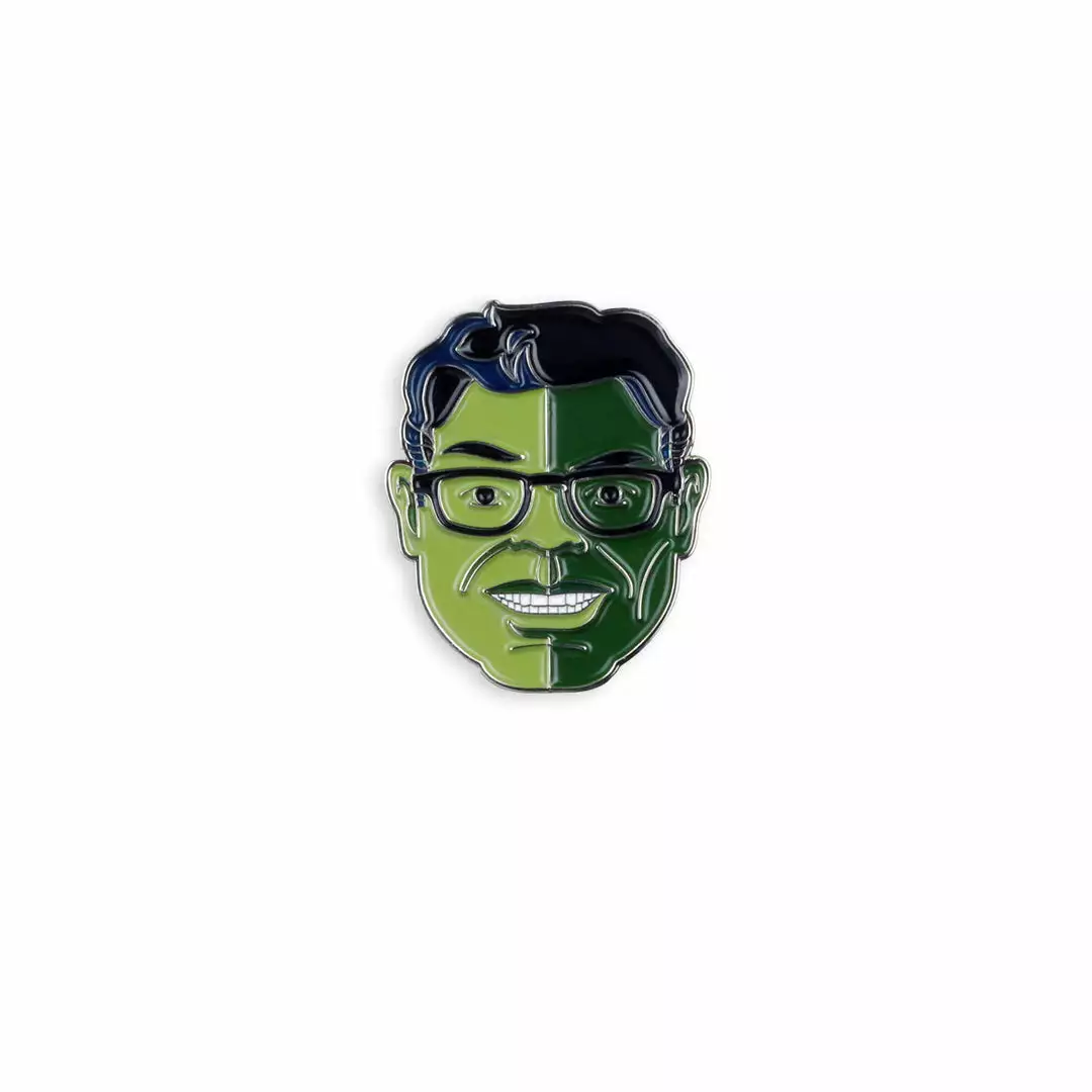 Tom Whalen Smart Hulk Enamel Pin 2 Tom Whalen Smart Hulk Enamel Pin