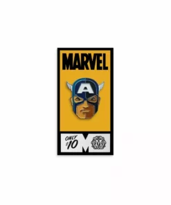 Tom Whalen Captain America Enamel Pin Enamel Pins