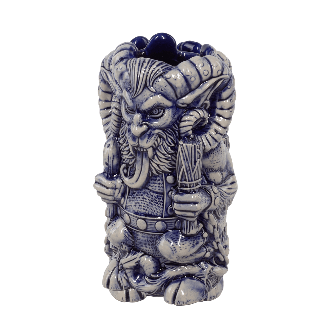 Florian Bertmer Krampus Designer Series Tiki Mug (Blue Wiped) 3 Florian Bertmer Krampus Designer Series Tiki Mug (Blue Wiped)