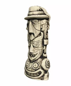 Mondo Tikis Lock, Shock, & Barrel Tiki Mug - Skeleton Variant