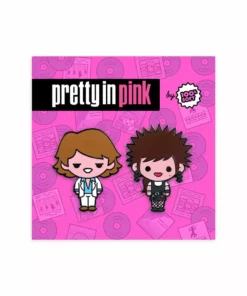 100% Soft Enamel Pins Pretty In Pink – Iona + Steff Pin Set