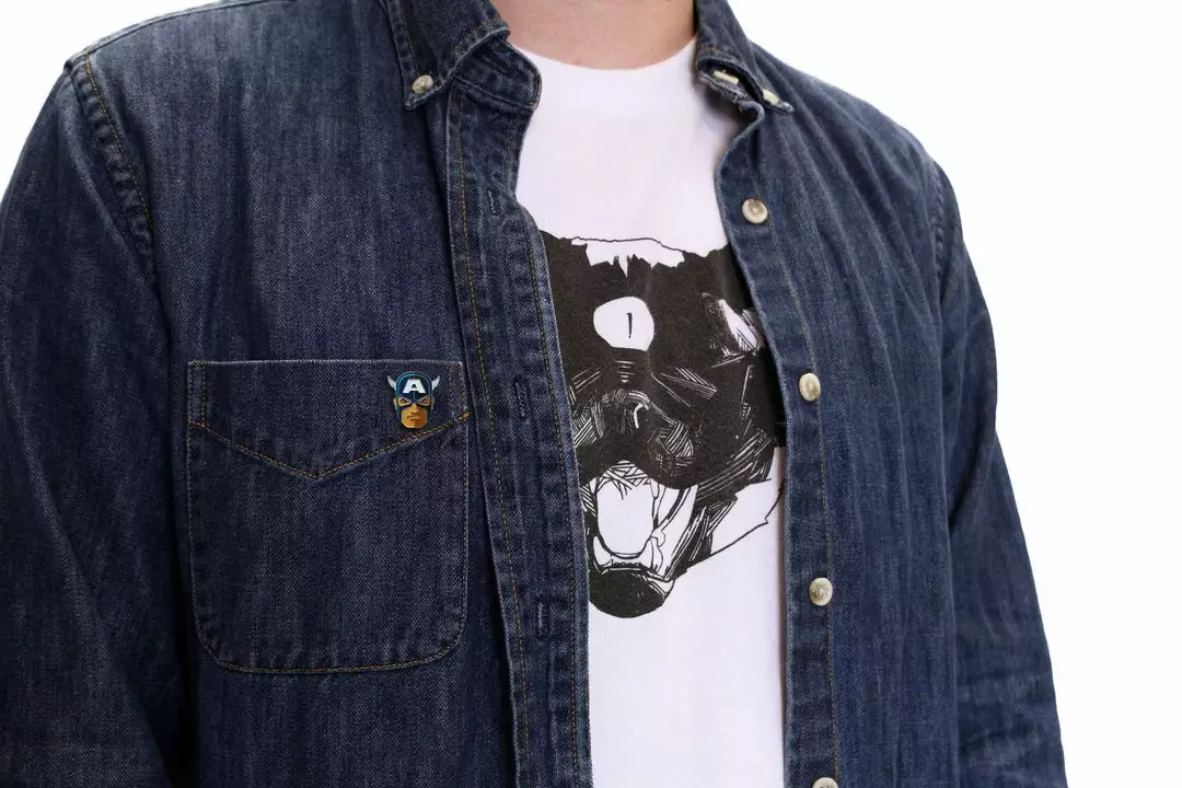 Tom Whalen Captain America Enamel Pin Enamel Pins 3 Tom Whalen Captain America Enamel Pin Enamel Pins