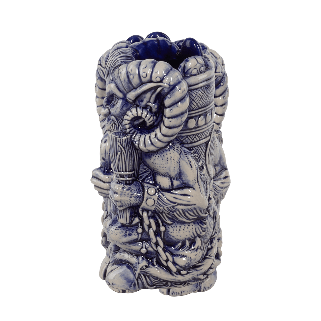 Florian Bertmer Krampus Designer Series Tiki Mug (Blue Wiped) 4 Florian Bertmer Krampus Designer Series Tiki Mug (Blue Wiped)