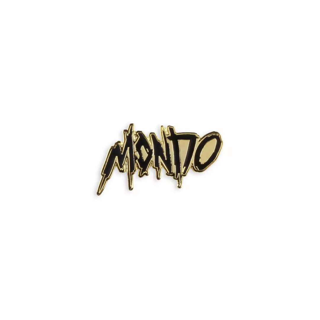 Mondo Thrasher Gold Enamel Pin Enamel Pins 1 Mondo Thrasher Gold Enamel Pin Enamel Pins
