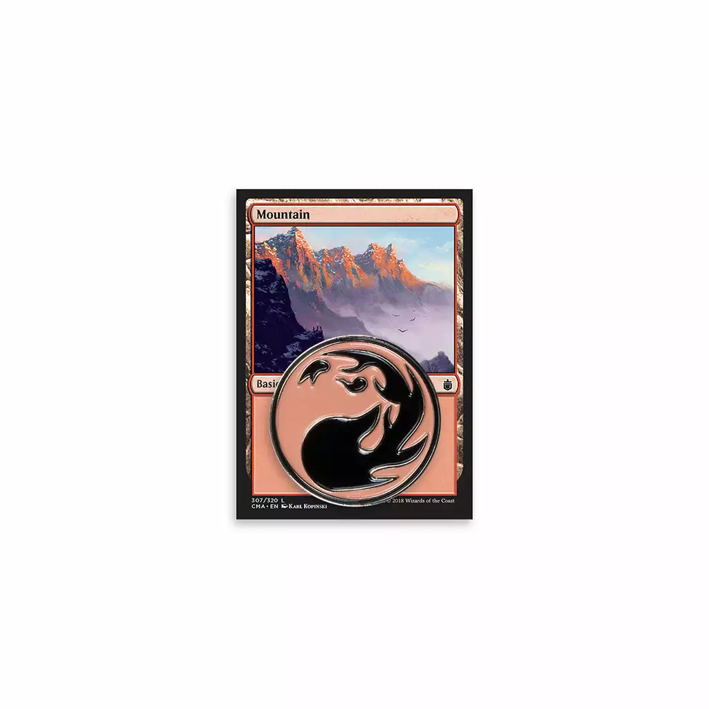 Magic: The Gathering Mountain Enamel Pin Enamel Pins 1 Magic: The Gathering Mountain Enamel Pin Enamel Pins