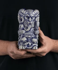 Florian Bertmer Krampus Designer Series Tiki Mug (Blue Wiped) 13 Florian Bertmer Krampus Designer Series Tiki Mug (Blue Wiped)