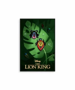 Nicolas Delort Enamel Pins The Lion King – Rafiki & Simba Bugs 2-Pin Set