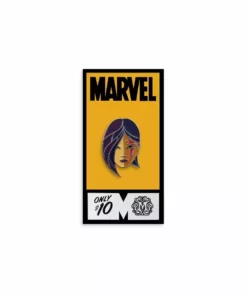 Tom Whalen Psylocke Enamel Pin Enamel Pins