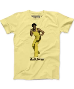 The Press Room Devil's Express Vintage Ad Block T-Shirt Apparel