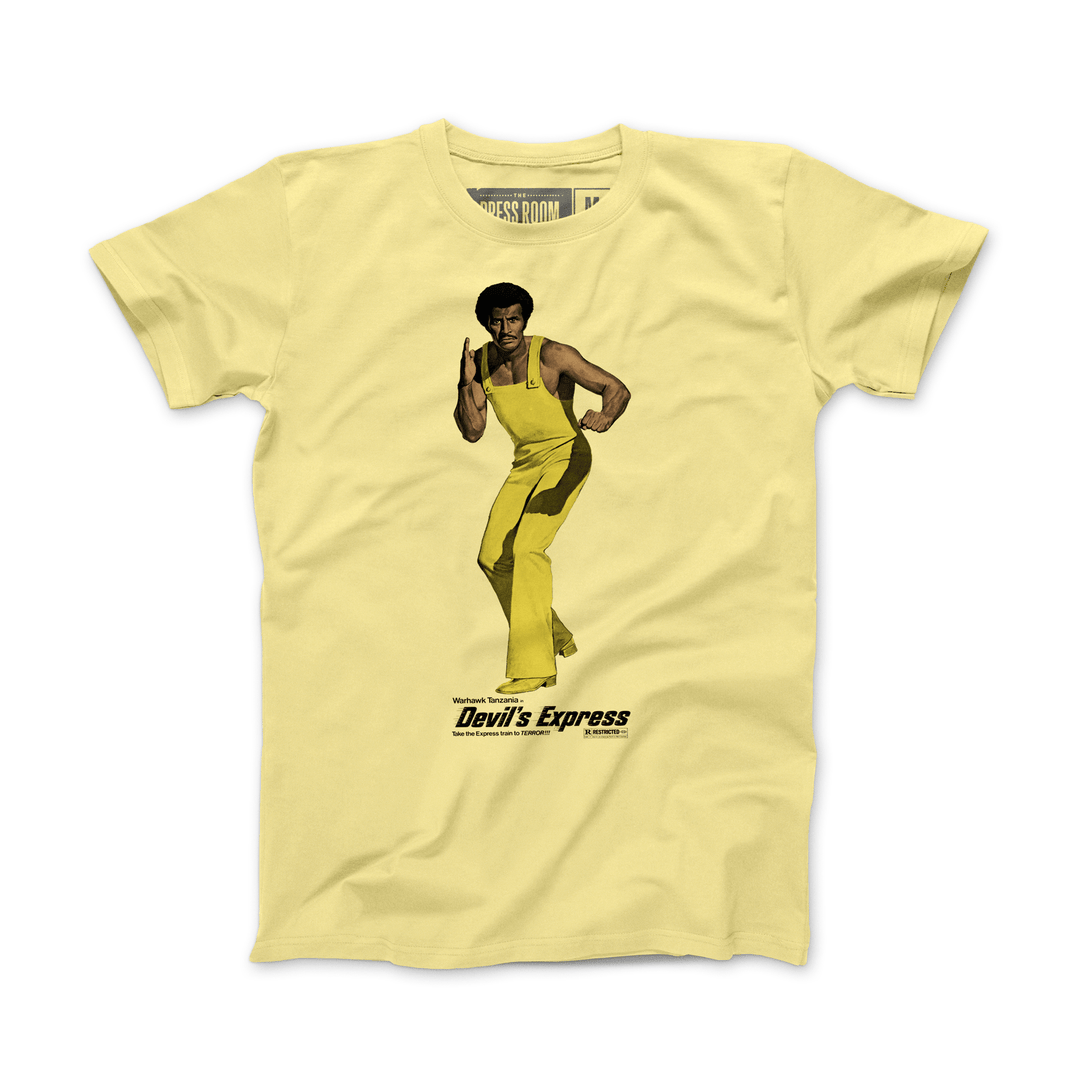The Press Room Devil's Express Vintage Ad Block T-Shirt Apparel 1 The Press Room Devil's Express Vintage Ad Block T-Shirt Apparel