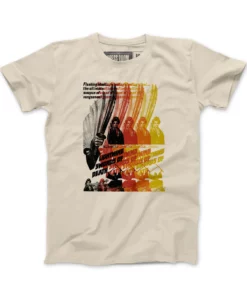 The Press Room Lightning Swords Of Death Vintage Ad Block T-Shirt Apparel