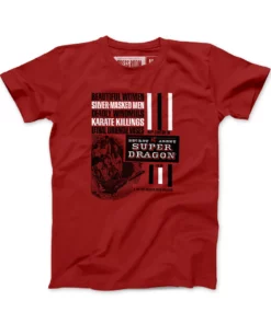 The Press Room Secret Agent Super Dragon Vintage Ad Block T-Shirt
