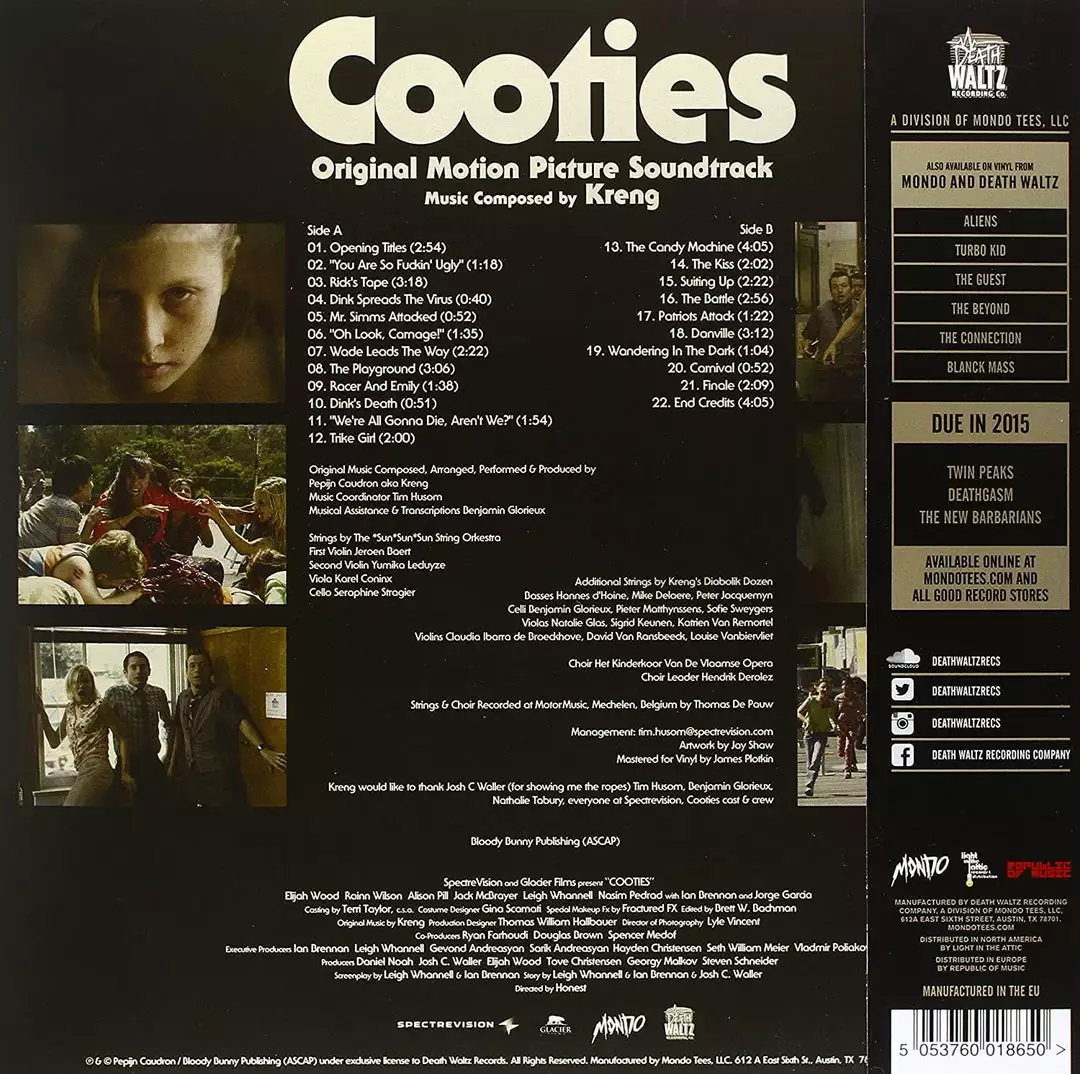 Kreng Cooties – Original Motion Picture Soundtrack LP Music 2 Kreng Cooties – Original Motion Picture Soundtrack LP Music