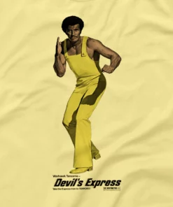 The Press Room Devil's Express Vintage Ad Block T-Shirt Apparel