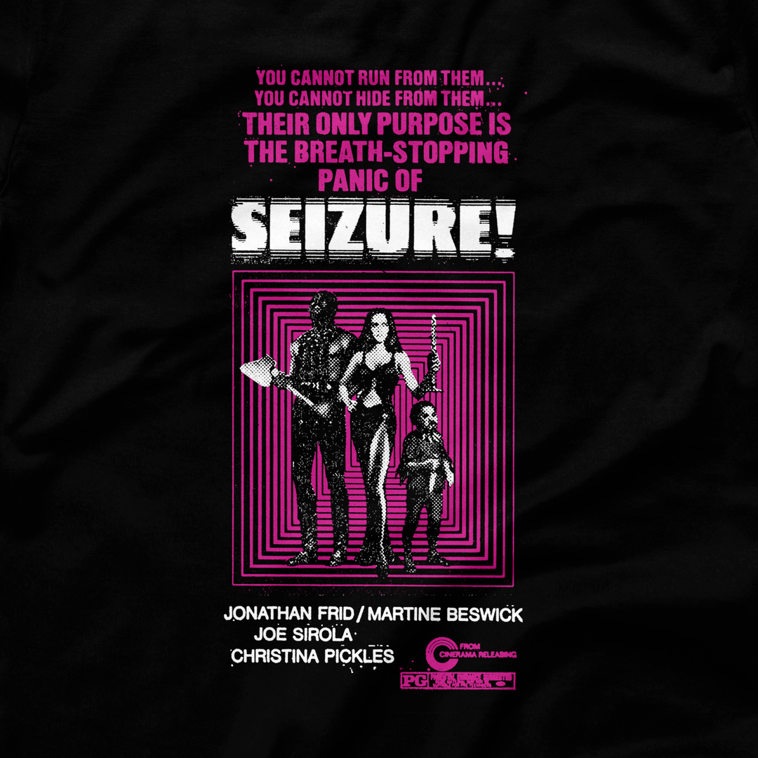 The Press Room Seizure Vintage Ad Block T-Shirt Apparel 2 The Press Room Seizure Vintage Ad Block T-Shirt Apparel