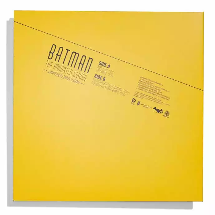 Danny Elfman Batman: The Animated Series Die-Cut 12" Single Music 6 Danny Elfman Batman: The Animated Series Die-Cut 12" Single Music