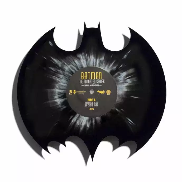 Danny Elfman Batman: The Animated Series Die-Cut 12" Single Music 2 Danny Elfman Batman: The Animated Series Die-Cut 12" Single Music
