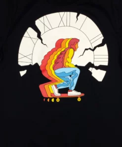 La Boca Back To The Future Clock Warp T-Shirt