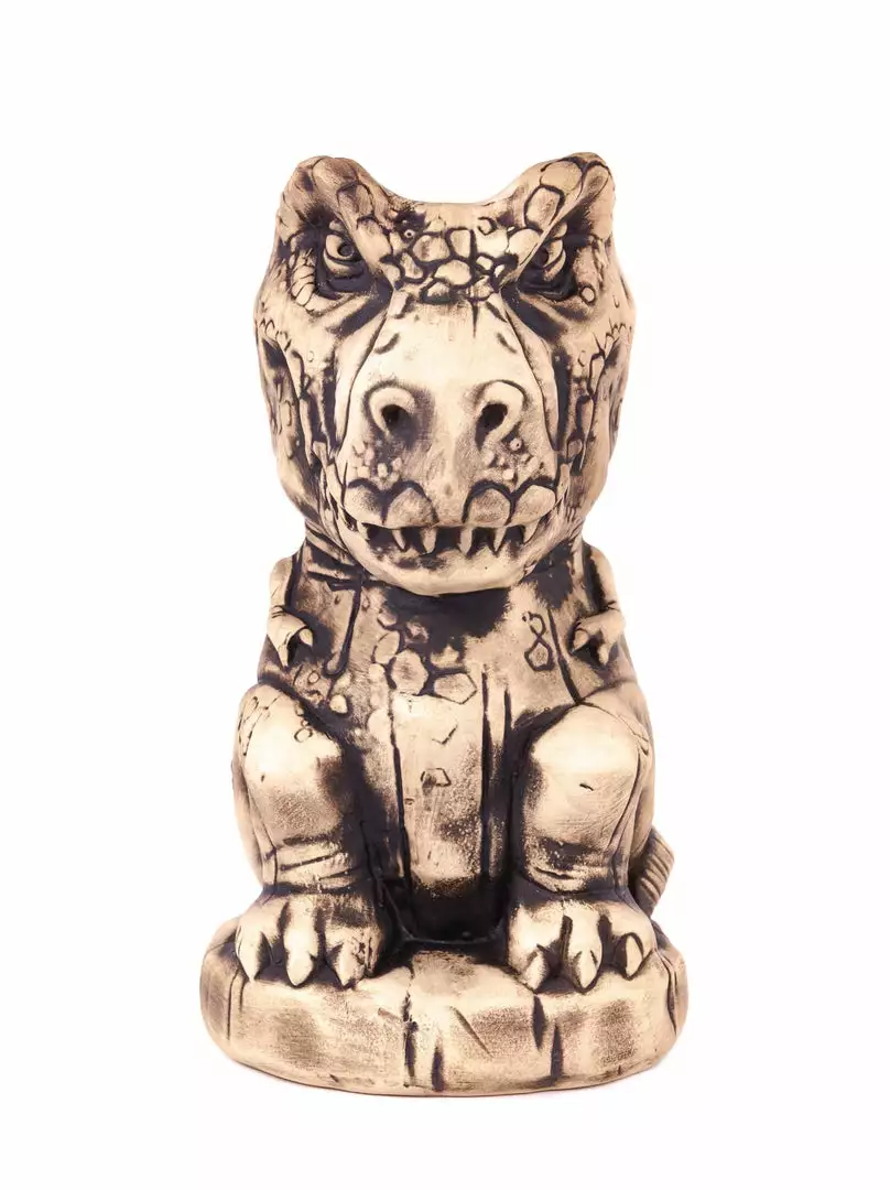 Mondo Jurassic Park – T-Rex Tiki Mug (Bone Variant) 1 Mondo Jurassic Park – T-Rex Tiki Mug (Bone Variant)