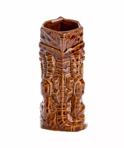 Mondo Aliens Ceramic Tiki Mug (Brown Variant)