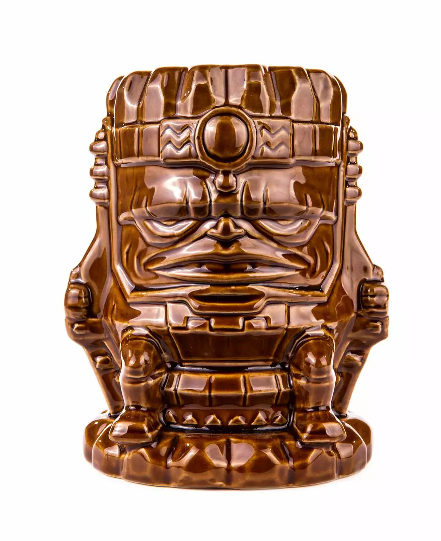 Mondo Tikis MODOK Tiki Mug - Alamo Brown Variant 1 Mondo Tikis MODOK Tiki Mug - Alamo Brown Variant