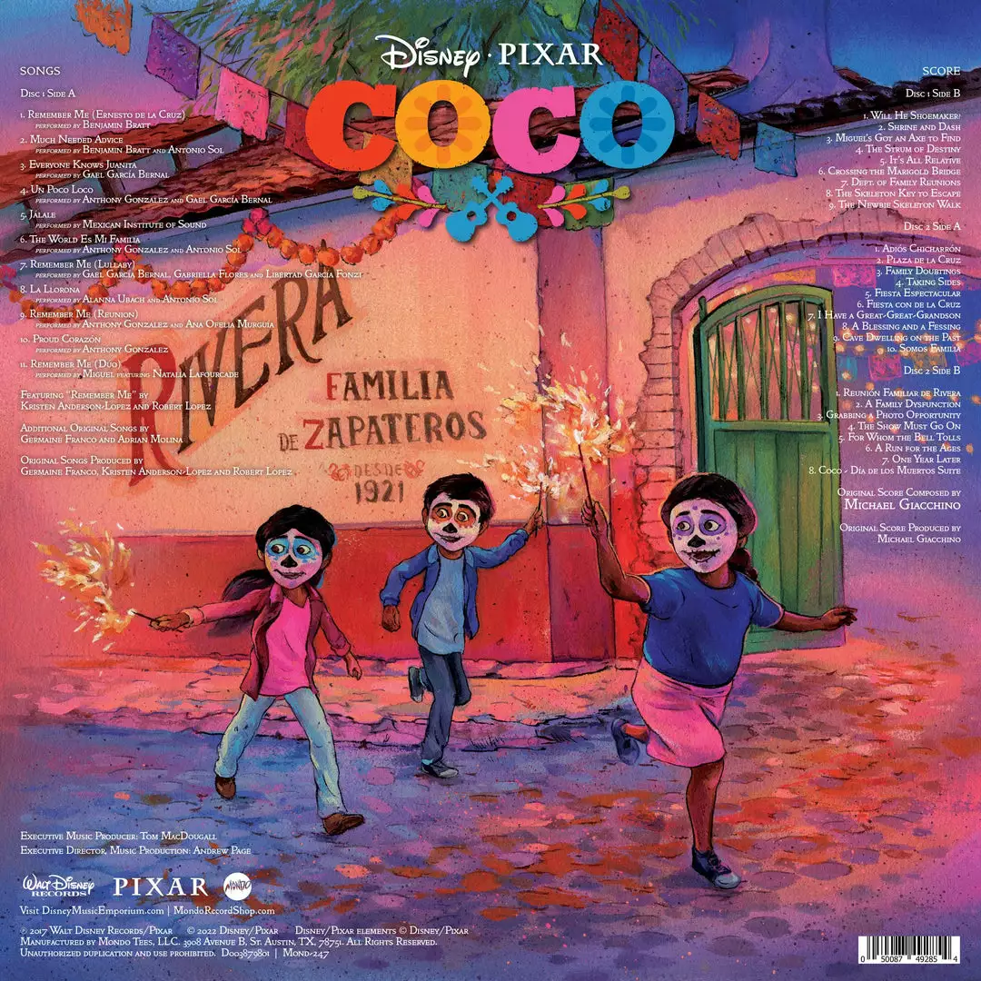 Various Artists Coco - Original Motion Picture Soundtrack 2XLP Music 4 Various Artists Coco - Original Motion Picture Soundtrack 2XLP Music