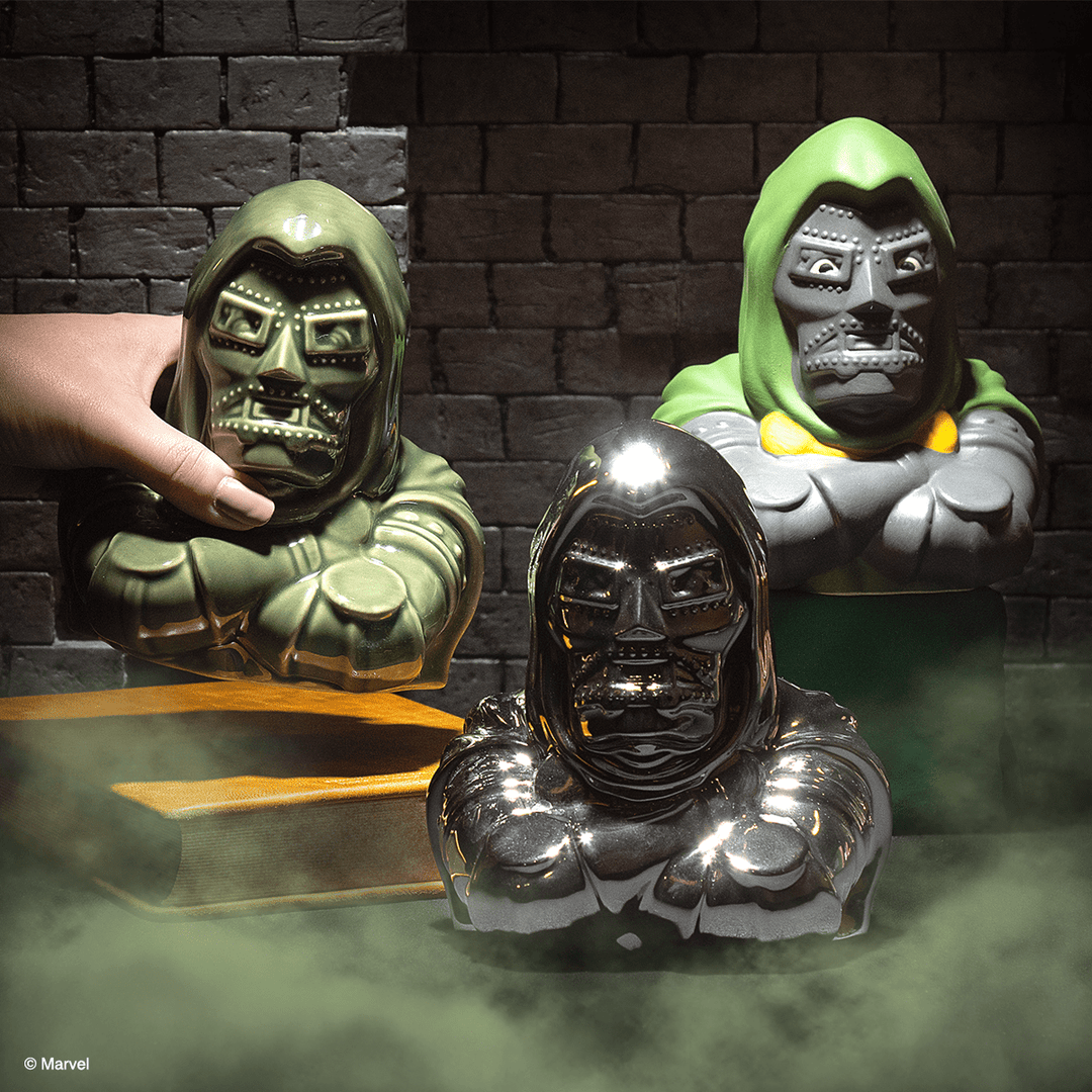 Mondo Tikis Doctor Doom Tiki Mug - Four Color 7 Mondo Tikis Doctor Doom Tiki Mug - Four Color