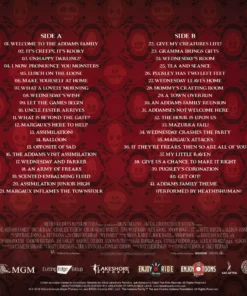 Mychael Danna & Jeff Danna The Addams Family - Original Motion Picture Soundtrack LP