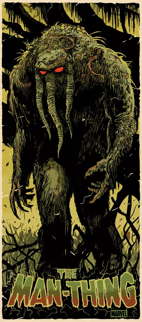 Francesco Francavilla Posters The Man-Thing Poster 1 Francesco Francavilla Posters The Man-Thing Poster