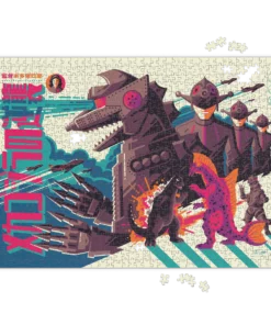 Tom Whalen Terror Of Mechagodzilla 1000-Piece Puzzle Toho Godzilla