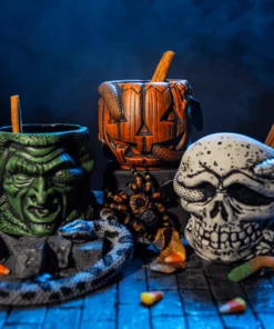 Mondo Tikis Halloween III: Season Of The Witch - Stacking Tiki Mug Set