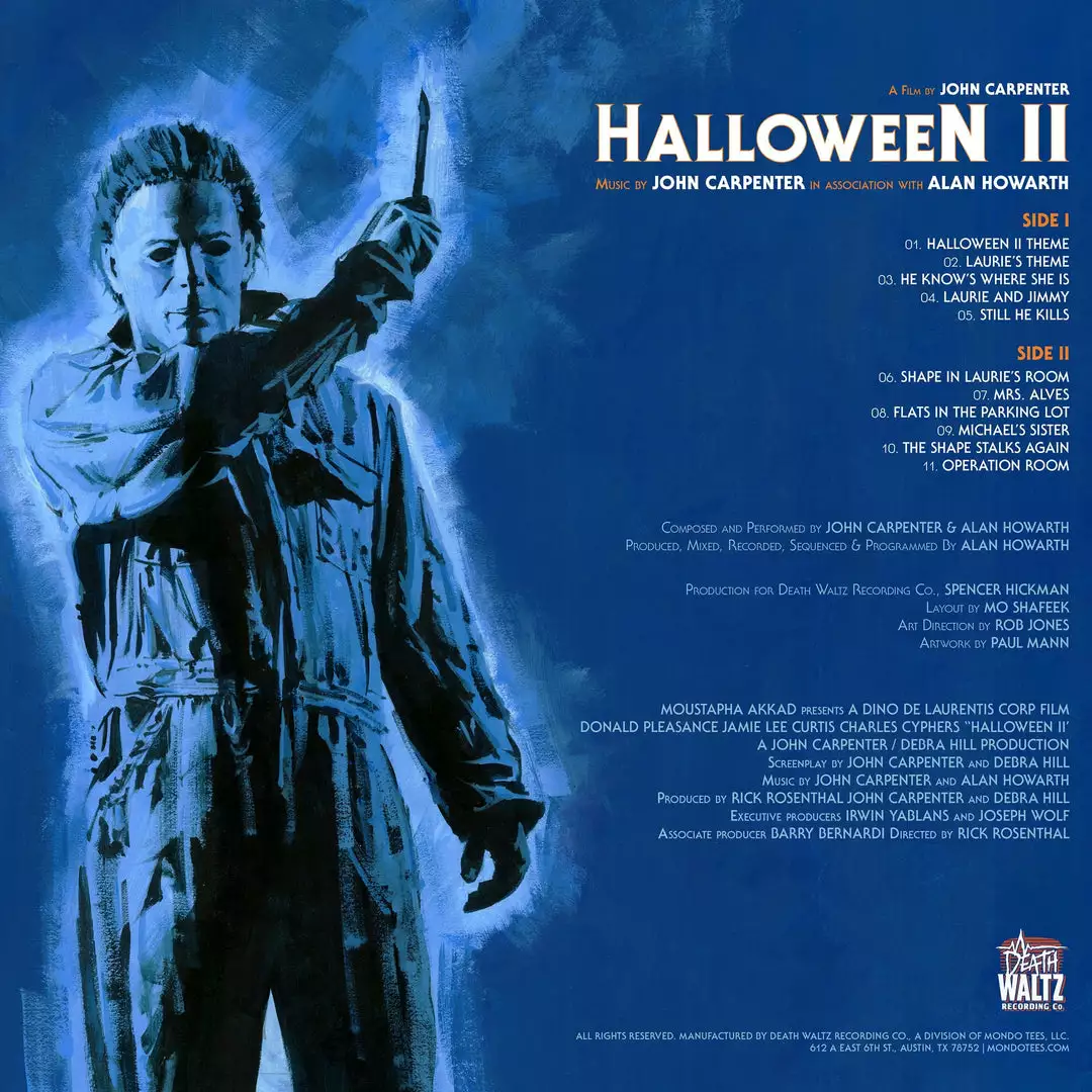 John Carpenter & Alan Howarth Halloween 2 – Original Motion Picture Soundtrack LP – Beyond Fest Edition Music 3 John Carpenter & Alan Howarth Halloween 2 – Original Motion Picture Soundtrack LP – Beyond Fest Edition Music