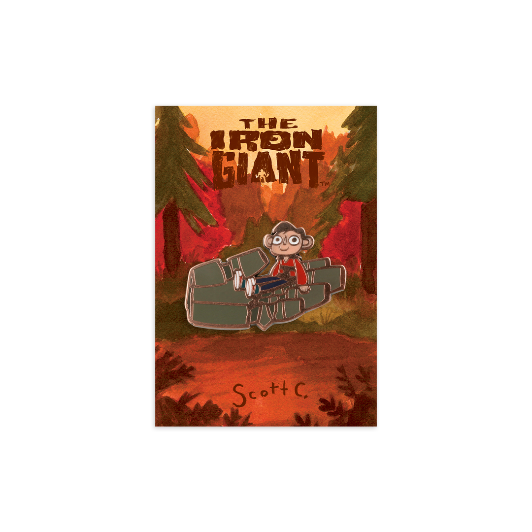 Scott C. The Iron Giant: Hogarth Enamel Pin 1 Scott C. The Iron Giant: Hogarth Enamel Pin