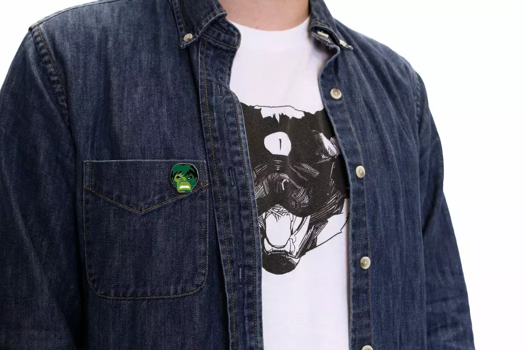 Tom Whalen Enamel Pins Incredible Hulk Enamel Pin 3 Tom Whalen Enamel Pins Incredible Hulk Enamel Pin