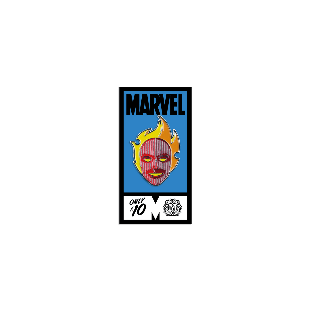 Tom Whalen Human Torch Enamel Pin 1 Tom Whalen Human Torch Enamel Pin