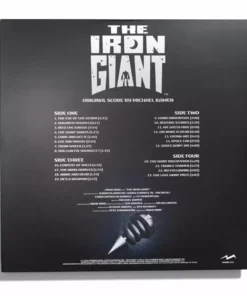 Michael Kamen The Iron Giant Soundtrack 2XLP Metal Variant