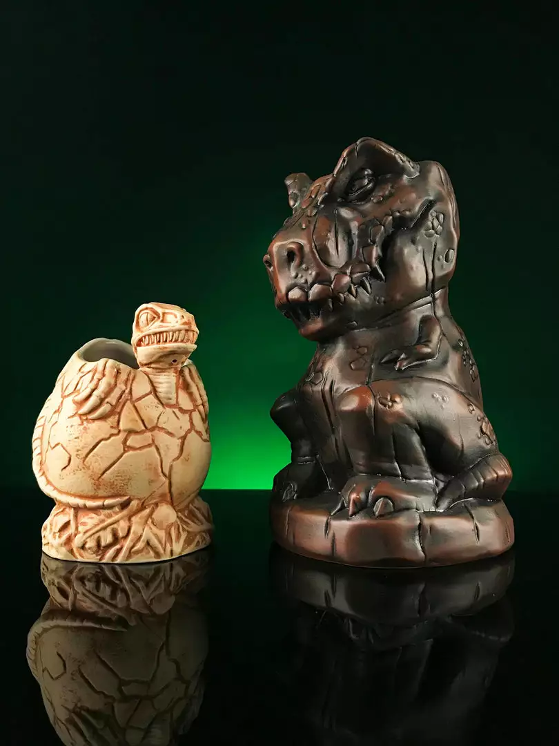 Mondo Jurassic Park – T-Rex Tiki Mug (Fossil Variant) 7 Mondo Jurassic Park – T-Rex Tiki Mug (Fossil Variant)