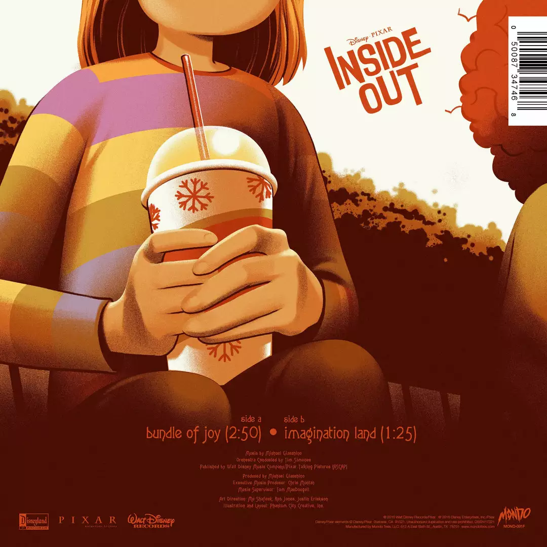 Michael Giacchino Inside Out 7-Inch Single (RILEY) 2 Michael Giacchino Inside Out 7-Inch Single (RILEY)