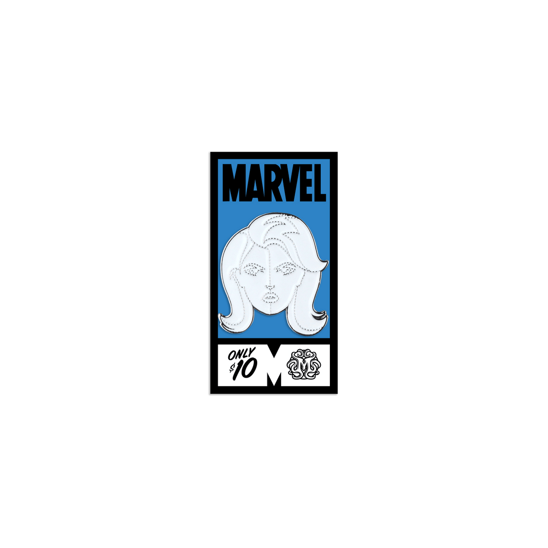 Tom Whalen Invisible Woman Enamel Pin 1 Tom Whalen Invisible Woman Enamel Pin